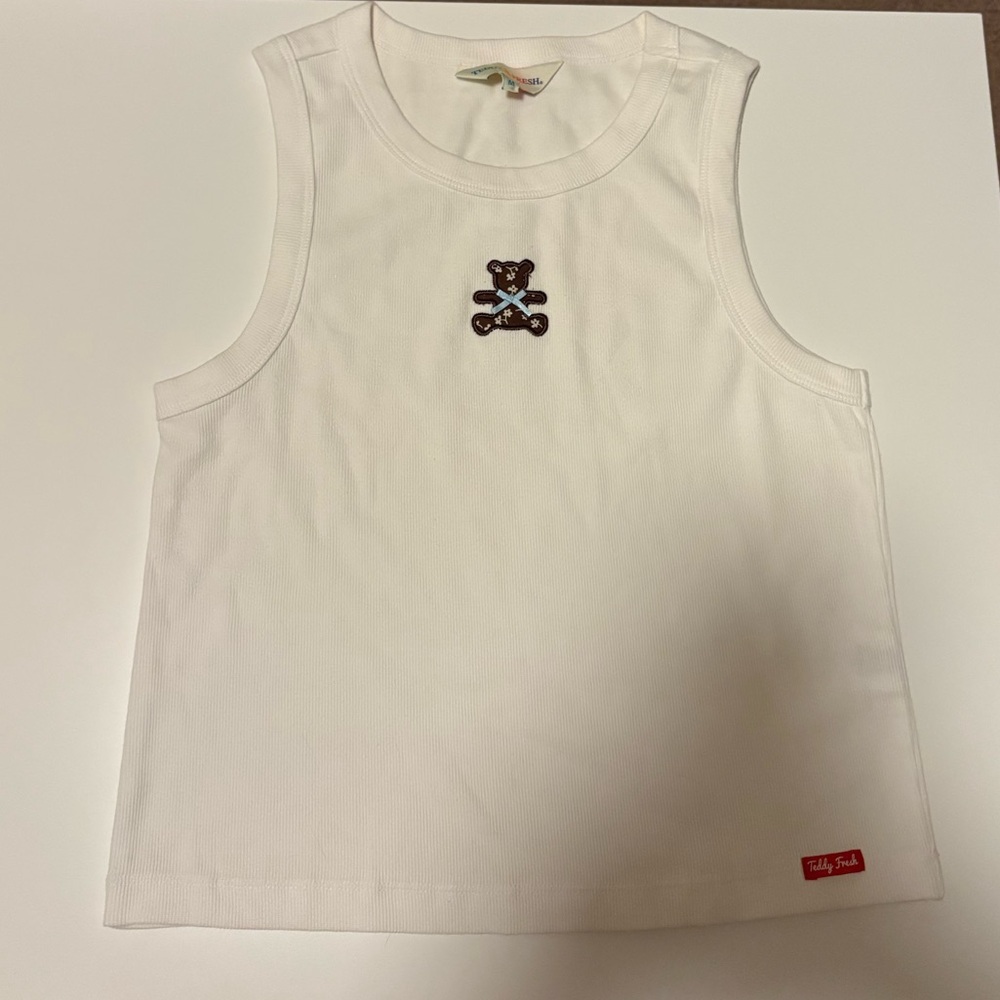 Teddy Fresh Appliqué Tank Top